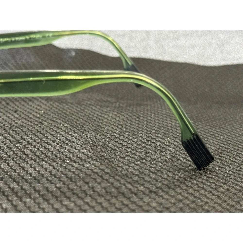 Onirico ON57 col. 733 Black Green Striped Rectangular Eyeglasses Frame with Case